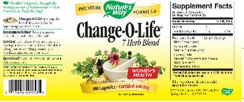 Nature's Way Change-O-Life - supplement