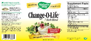 Nature's Way Change-O-Life - supplement