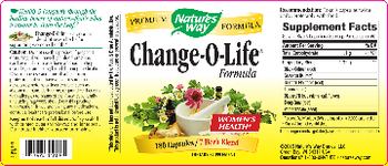 Nature's Way Change-O-Life Formula - supplement