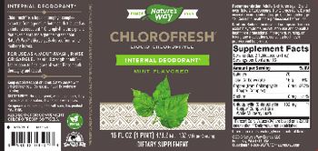 Nature's Way Chlorofresh Mint Flavored - supplement