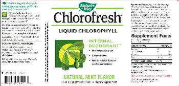 Nature's Way Chlorofresh Natural Mint Flavor - supplement