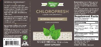 Nature's Way Chlorofresh Unflavored - supplement
