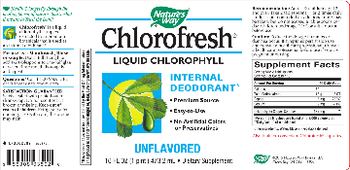 Nature's Way Chlorofresh Unflavored - supplement