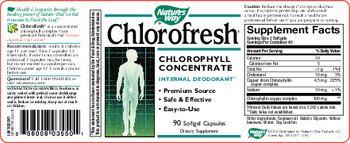 Nature's Way Chlorofresh - supplement