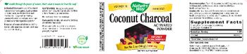 Nature's Way Coconut Charcoal Activated Powder 800 mg - supplement