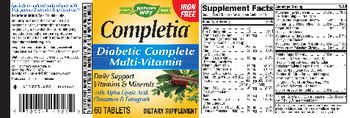 Nature's Way Completia Diabetic Complete Multi-Vitamin - supplement