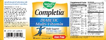Nature's Way Completia Diabetic Multi-Vitamin - supplement