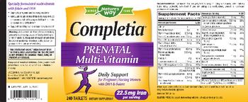 Nature's Way Completia Prenatal Multi-Vitamin - supplement
