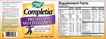 Nature's Way Completia Prenatal Multivitamin - supplement