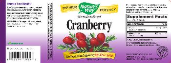 Nature's Way Cranberry - supplement