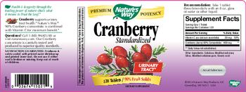 Nature's Way Cranberry - supplement