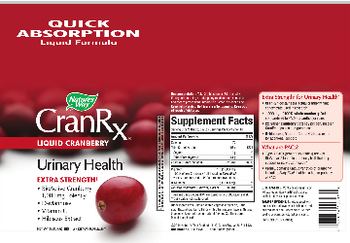 Nature's Way CranRx Liquid Cranberry - supplement