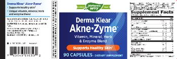 Nature's Way Derma Klear Akne-Zyme - supplement