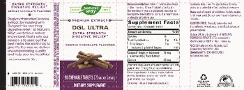 Nature's Way DGL Ultra 75 mg German Chocolate Flavored - supplement