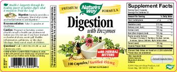 Nature's Way Digestion with Enzymes - supplement