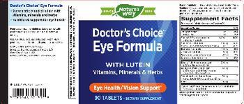 Nature's Way Doctor's Choice Eye Formula with Lutein - supplement