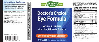 Nature's Way Doctor's Choice Eye Formula - supplement