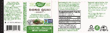 Nature's Way Dong Quai Root 1130 mg - supplement