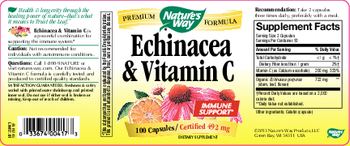 Nature's Way Echinacea & Vitamin C - supplement