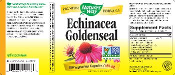 Nature's Way Echinacea Goldenseal 450 mg - supplement