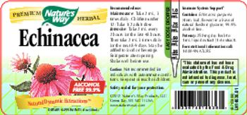 Nature's Way Echinacea Purpurea Herb 500 mg - supplement
