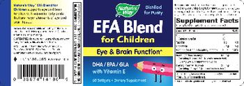 Nature's Way EFA Blend For Children - supplement