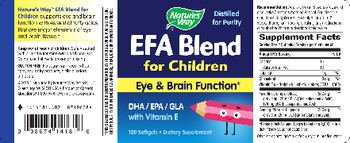 Nature's Way EFA Blend For Children - supplement