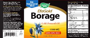 Nature's Way EfaGold Borage 1300 mg - supplement