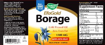 Nature's Way EfaGold Borage Oil - supplement