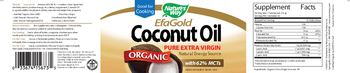 Nature's Way EfaGold Coconut Oil Pure Extra Virgin Organic - supplement