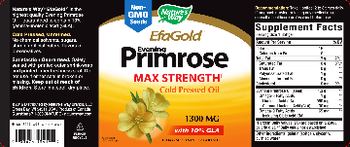 Nature's Way EfaGold Evening Primrose Max Strength 1300 mg - supplement