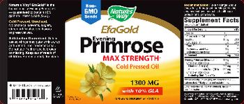 Nature's Way EfaGold Evening Primrose Max Strength 1300 mg - supplement