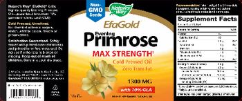 Nature's Way EfaGold Evening Primrose - supplement