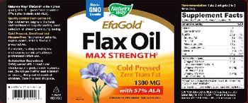 Nature's Way EfaGold Flax Oil Max Strength - supplement