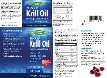 Nature's Way EfaGold Krill Oil 500 mg - supplement