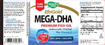 Nature's Way EfaGold Mega-DHA - supplement