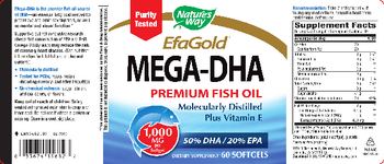 Nature's Way EfaGold Mega-DHA - supplement