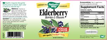 Nature's Way Elderberry Berries & Flowers - supplement