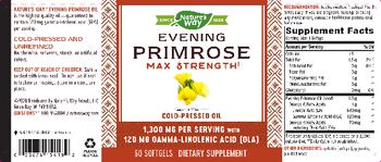Nature's Way Evening Primrose Max Strength - supplement