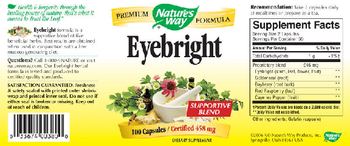 Nature's Way Eyebright - supplement