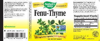 Nature's Way Fenu-Thyme 450 mg - supplement