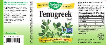 Nature's Way Fenugreek Seed 610 mg - supplement