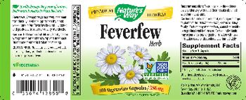Nature's Way Feverfew Herb 380 mg - 