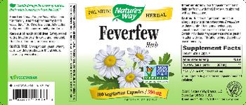 Nature's Way Feverfew Herb 380 mg - supplement