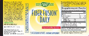 Nature's Way Fiber Fusion Daily - supplement
