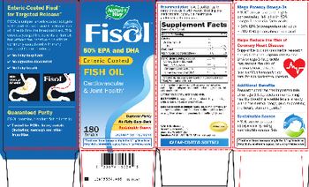 Nature's Way Fisol Enteric-Coated Fish Oil - supplement