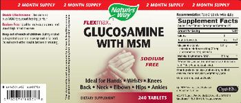 Nature's Way FlexMax Glucosamine With MSM - supplement