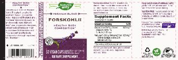 Nature's Way Forskohlii - supplement