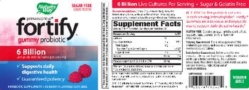 Nature's Way Fortify Gummy Probiotic 6 Billion Berry Flavored - probiotic supplement
