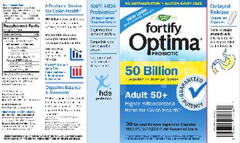 Nature's Way Fortify Optima Adult 50+ 50 Billion - probiotic supplement with researched strains